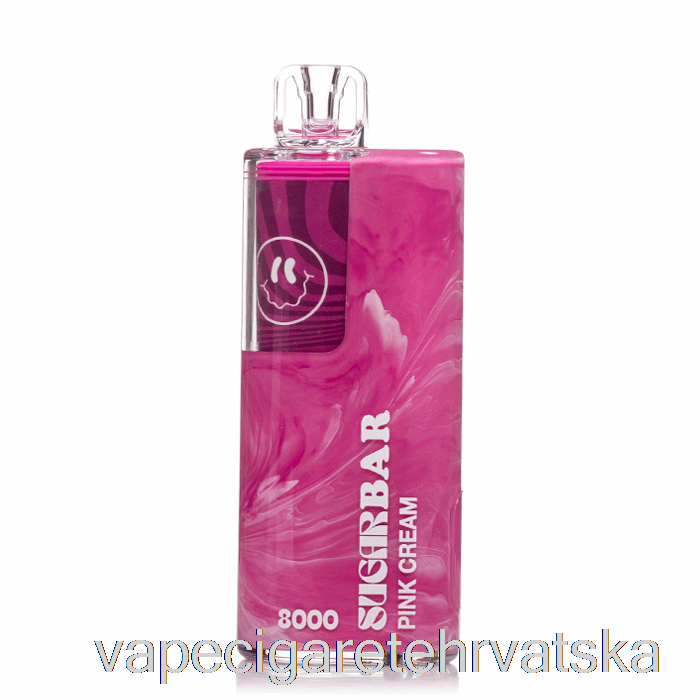 Vape Cigarete Sugar Bar Sb8000 Jednokratna Ružičasta Krema